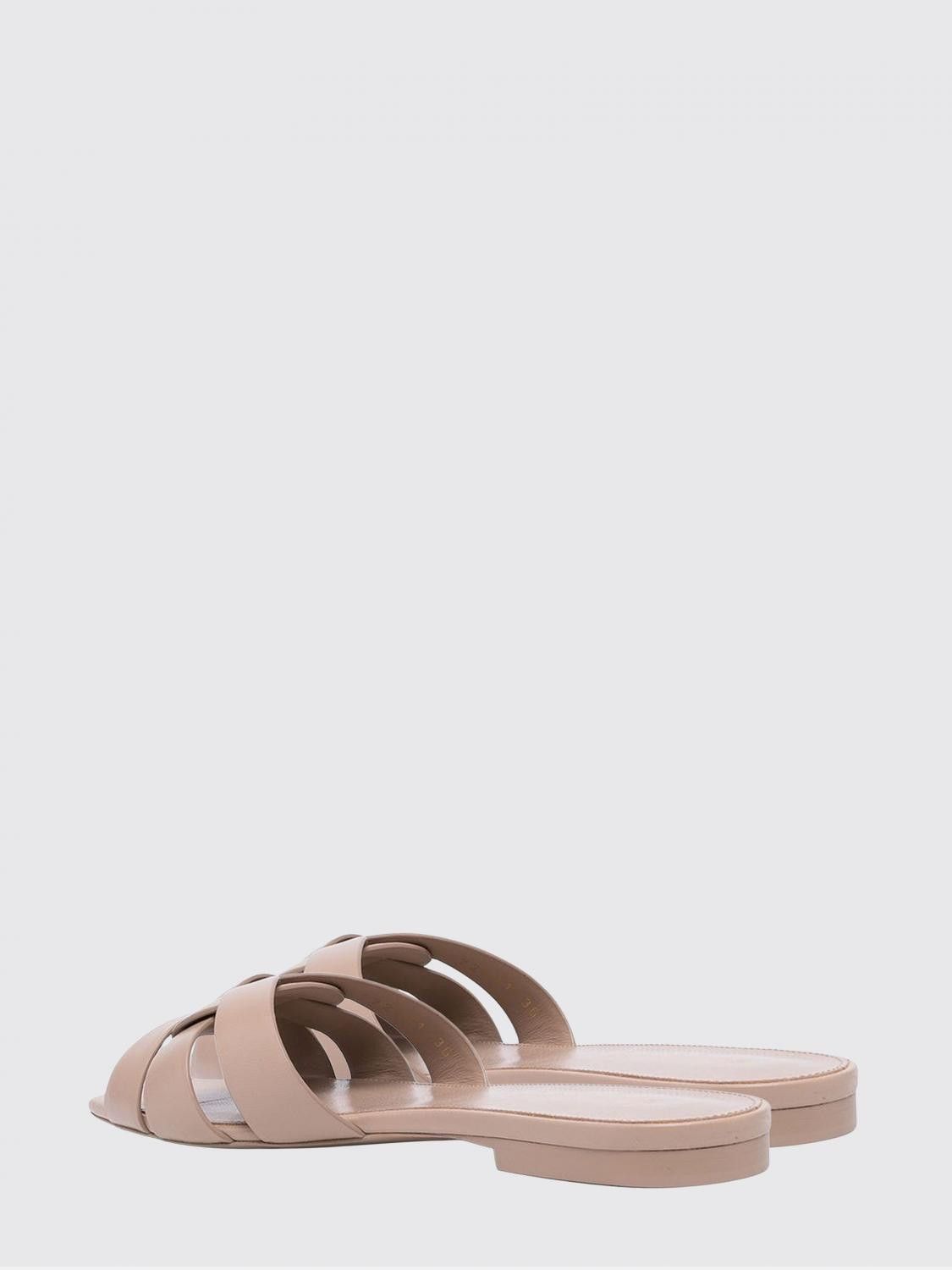 Saint Laurent Paris Saint Laurent Heeled Sandal Woman Beige Size US 9.5 / IT 39.5 - 3 Thumbnail