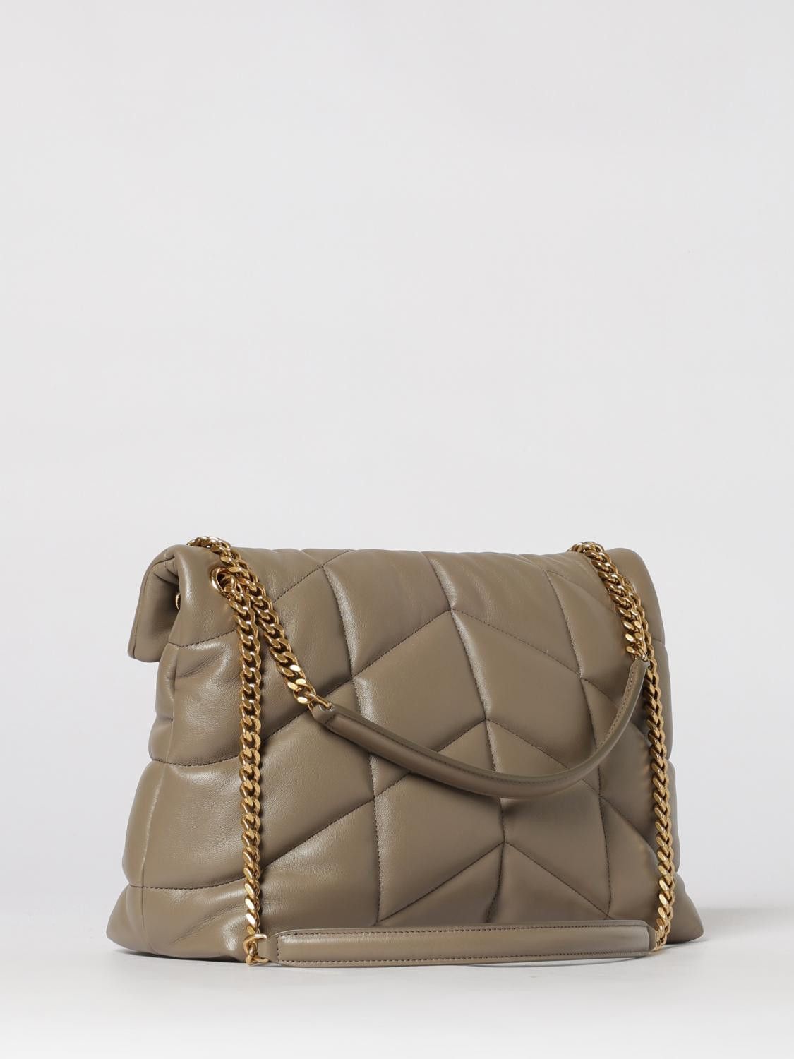 Saint Laurent Paris Saint Laurent Shoulder Bag Woman Beige Size ONE SIZE - 3 Thumbnail