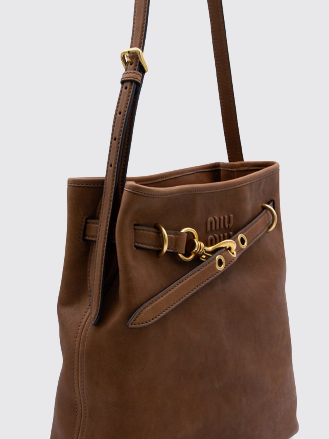 Miu Miu Miu Miu Shoulder Bag Woman Brown Size ONE SIZE - 3 Thumbnail