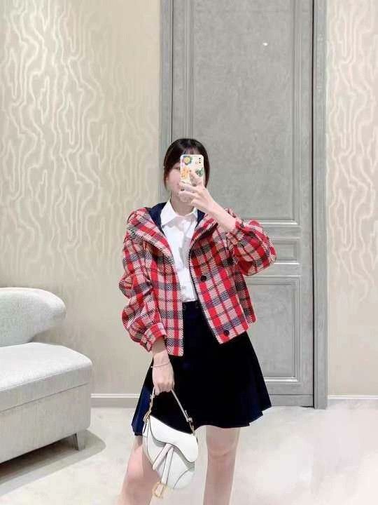 Dior Dior Plaid Jacket S Women Size S / US 4 / IT 40 - 4 Thumbnail