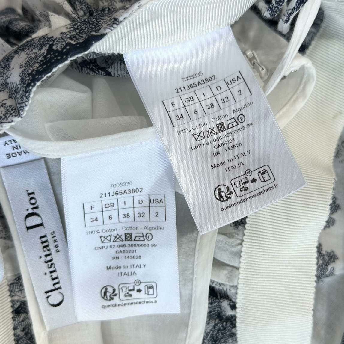 Dior Dior Retro Printed Multi Skirt 28 Women Size 28" / US 6 / IT 42 - 5 Thumbnail