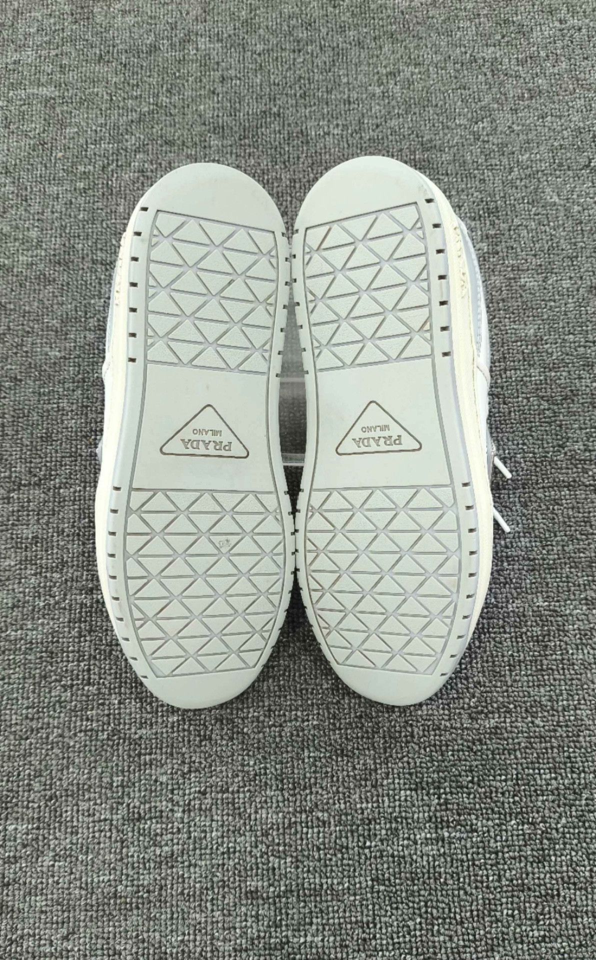 Prada Prada Down Blue Lowtop Sneakers us_5-5 Women Size US 5.5 / IT 35.5 - 6 Thumbnail