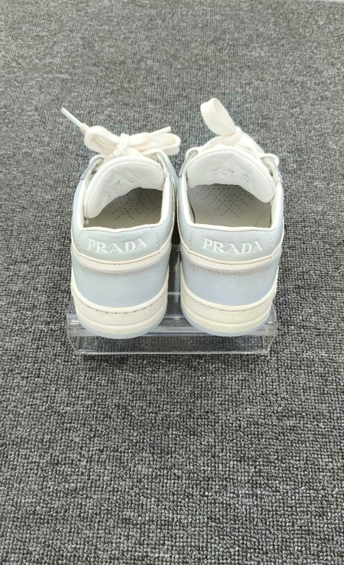 Prada Prada Down Blue Lowtop Sneakers us_5-5 Women Size US 5.5 / IT 35.5 - 5 Thumbnail