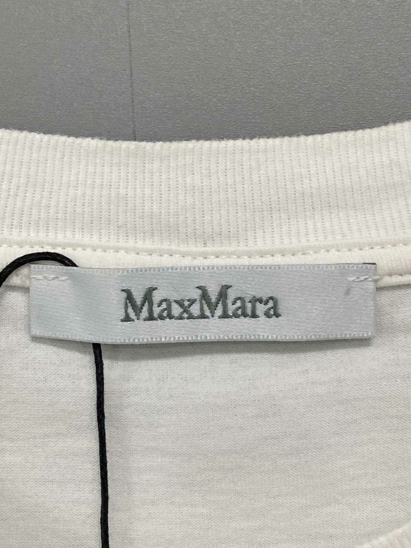 Max Mara Max Mara White T-Shirt M Women Size M / US 6-8 / IT 42-44 - 6 Thumbnail