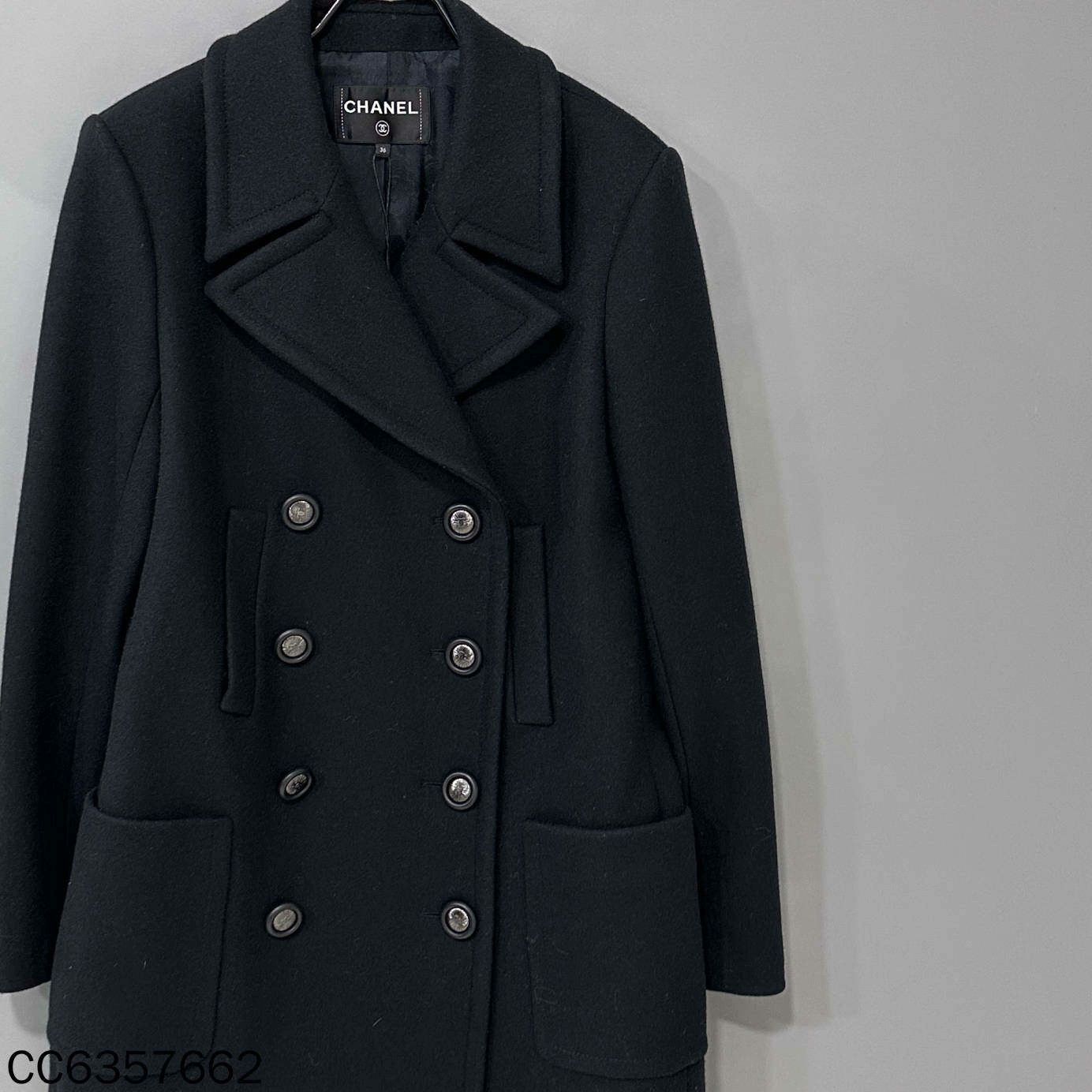 Chanel Chanel Blue Coat XL Women Size XL / US 12-14 / IT 48-50 - 2 Thumbnail
