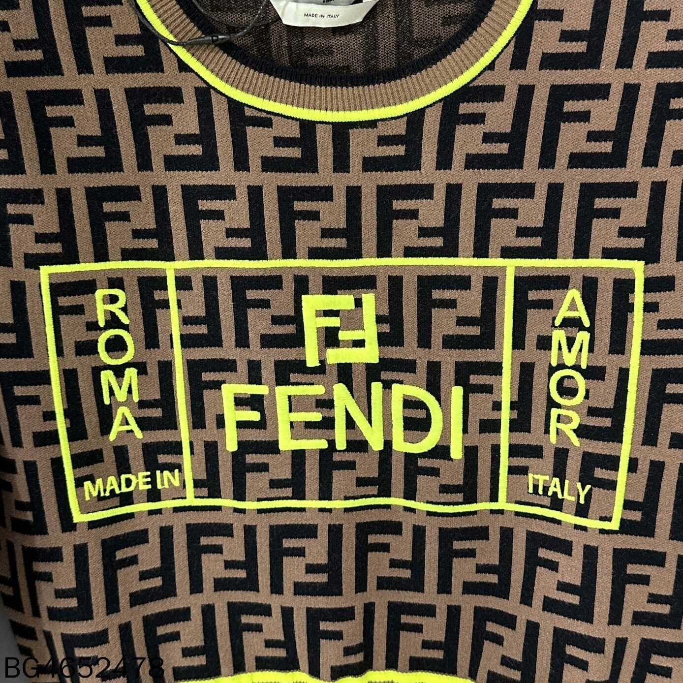 Fendi Fendi Knit Embroidered Sweater S Women Size S / US 4 / IT 40 - 4 Thumbnail