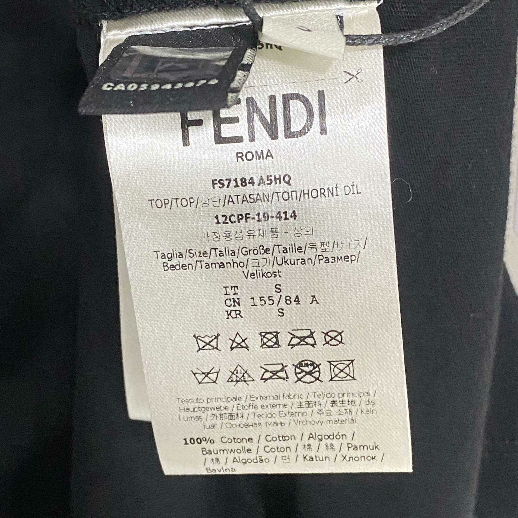 Fendi Fendi Retro T-Shirt S Women Size S / US 4 / IT 40 - 4 Thumbnail