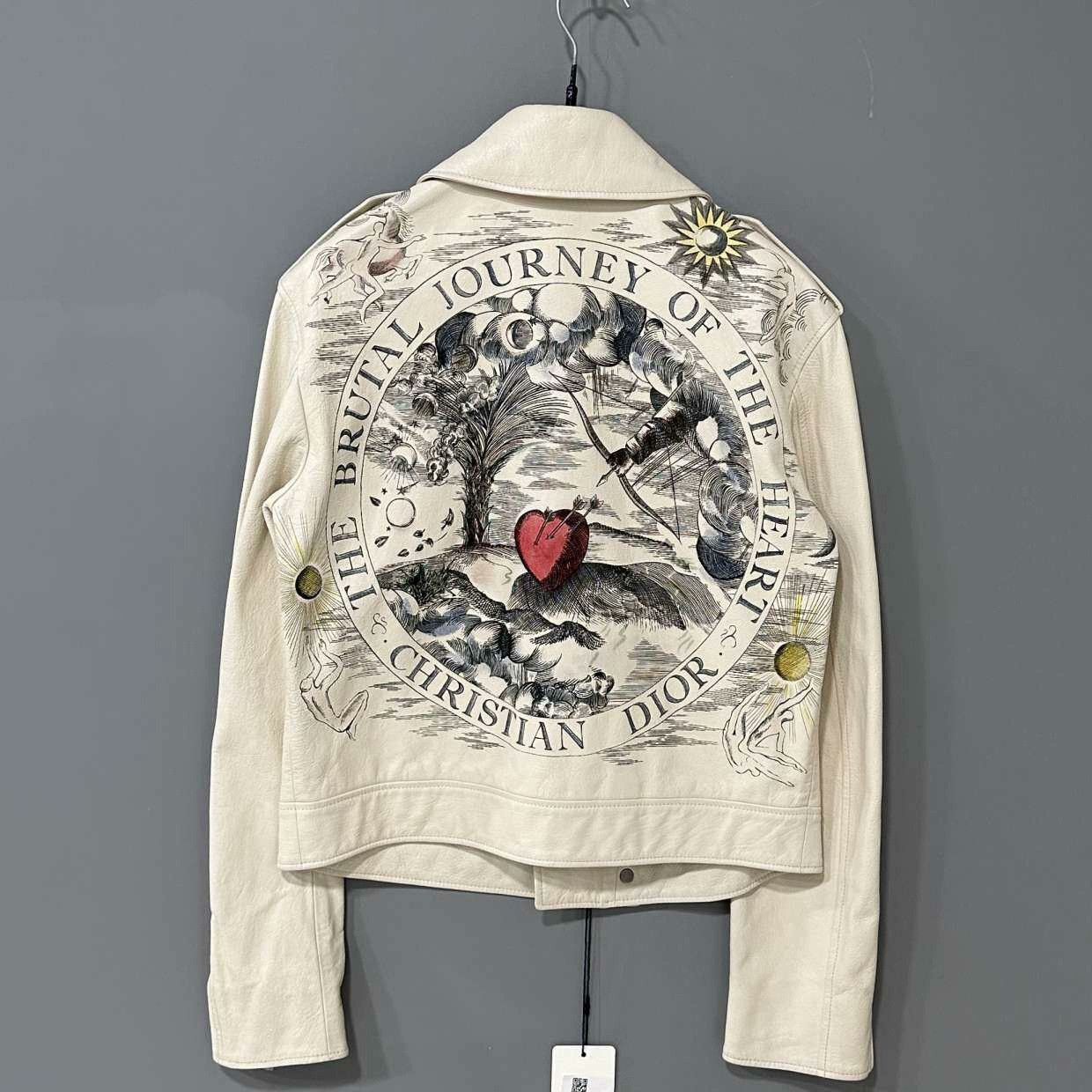 Dior Dior White Leather Jacket XS Women Size XS / US 0-2 / IT 36-38 - 3 Thumbnail