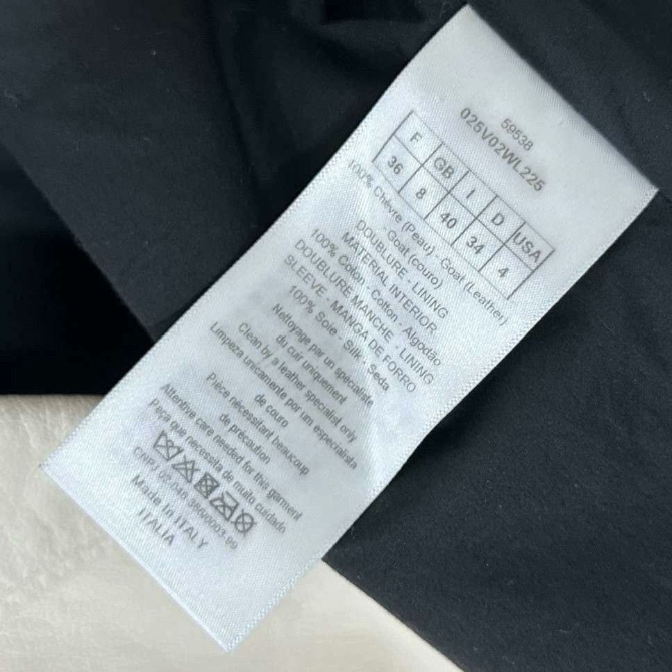 Dior Dior White Leather Jacket XS Women Size XS / US 0-2 / IT 36-38 - 4 Thumbnail