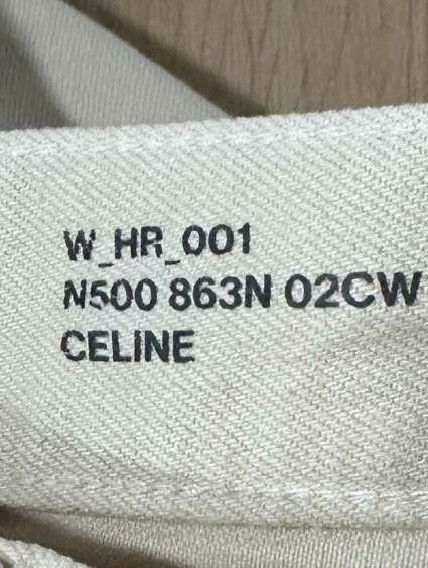 Celine Celine Denim White Jeans 26 Women Size 26" / US 2 / IT 38 - 5 Thumbnail