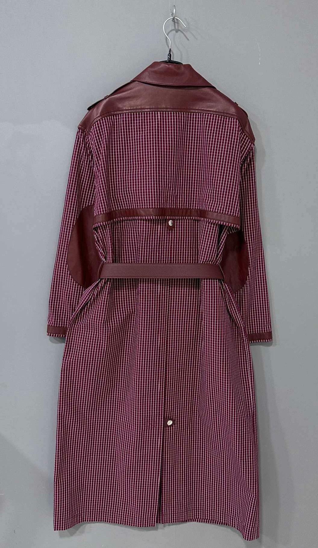 Hermes Hermes Plaid Red Coat it_34 Women Size XXS / US 00 / IT 34 - 3 Thumbnail