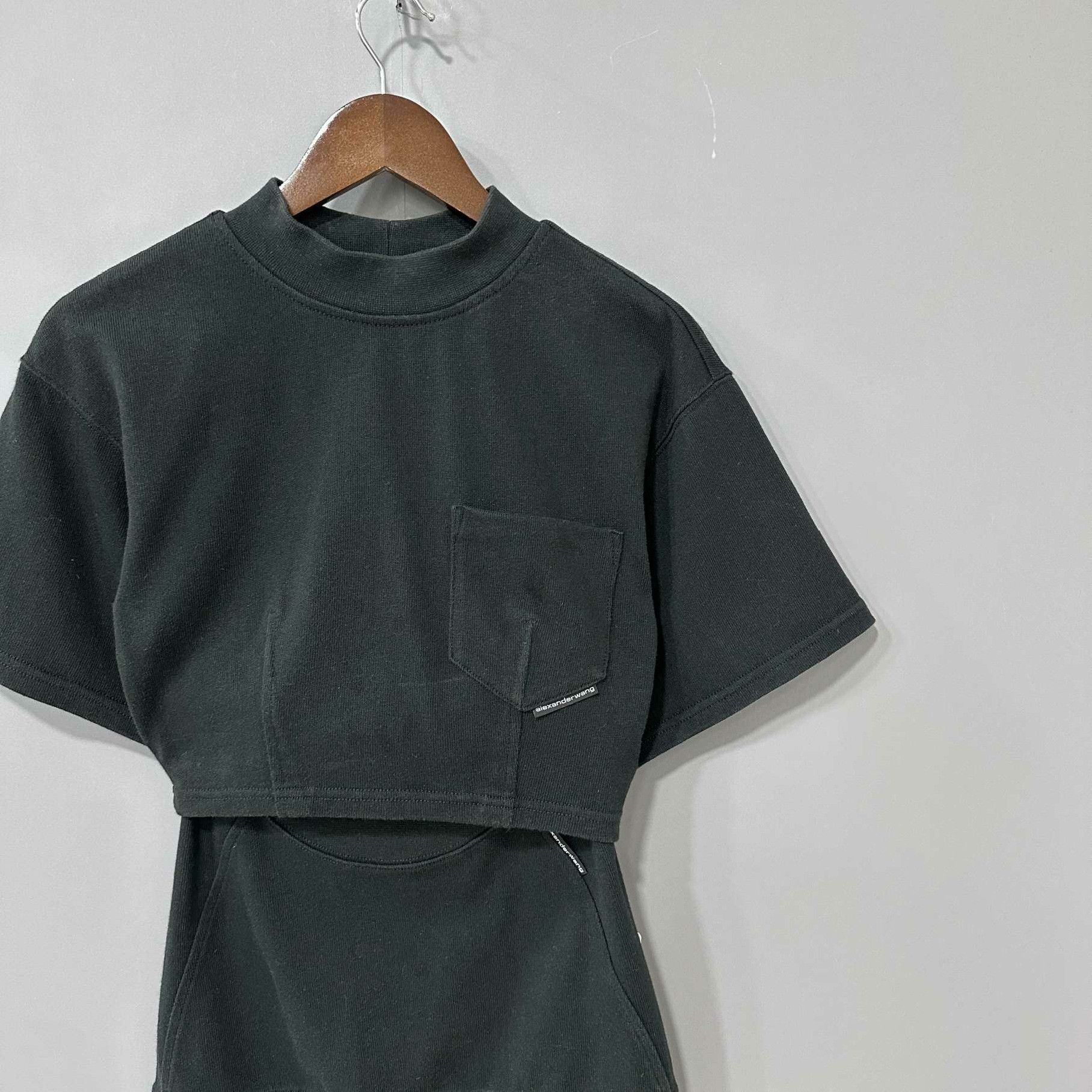 Alexander Wang Alexander Wang Retro Black T-Shirt XS Women Size XS / US 0-2 / IT 36-38 - 2 Thumbnail