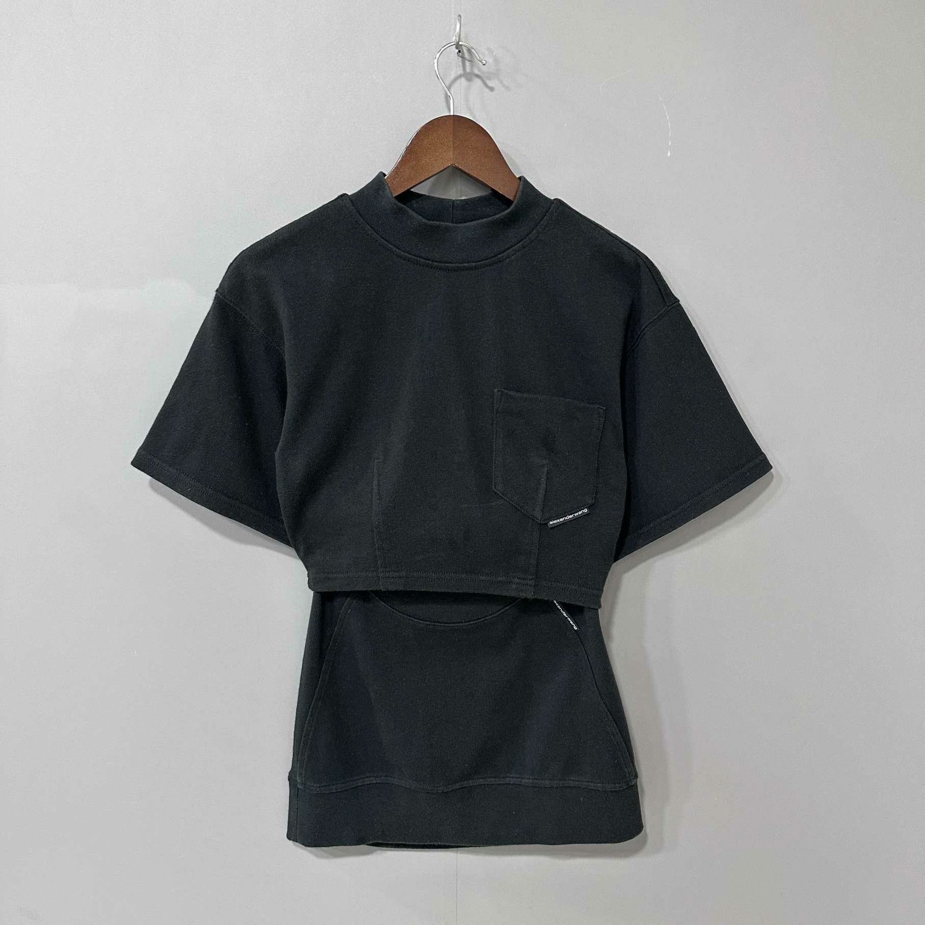 Alexander Wang Alexander Wang Retro Black T-Shirt XS Women Size XS / US 0-2 / IT 36-38 - 3 Thumbnail