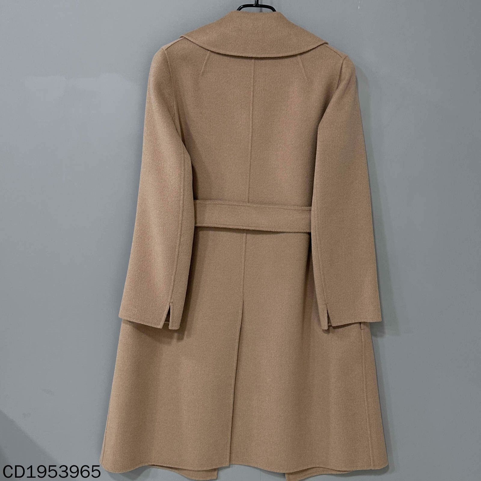 Max Mara Max Mara Wool Beige Coat XS Women Size XS / US 0-2 / IT 36-38 - 3 Thumbnail