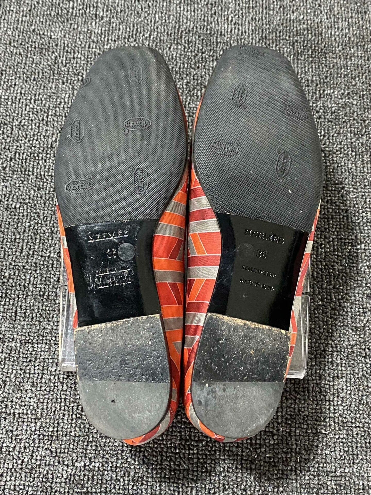 Hermes Hermes Printed Graphic Yellow Lowtop Sneakers us_6 Women Size US 6 / IT 36 - 6 Thumbnail