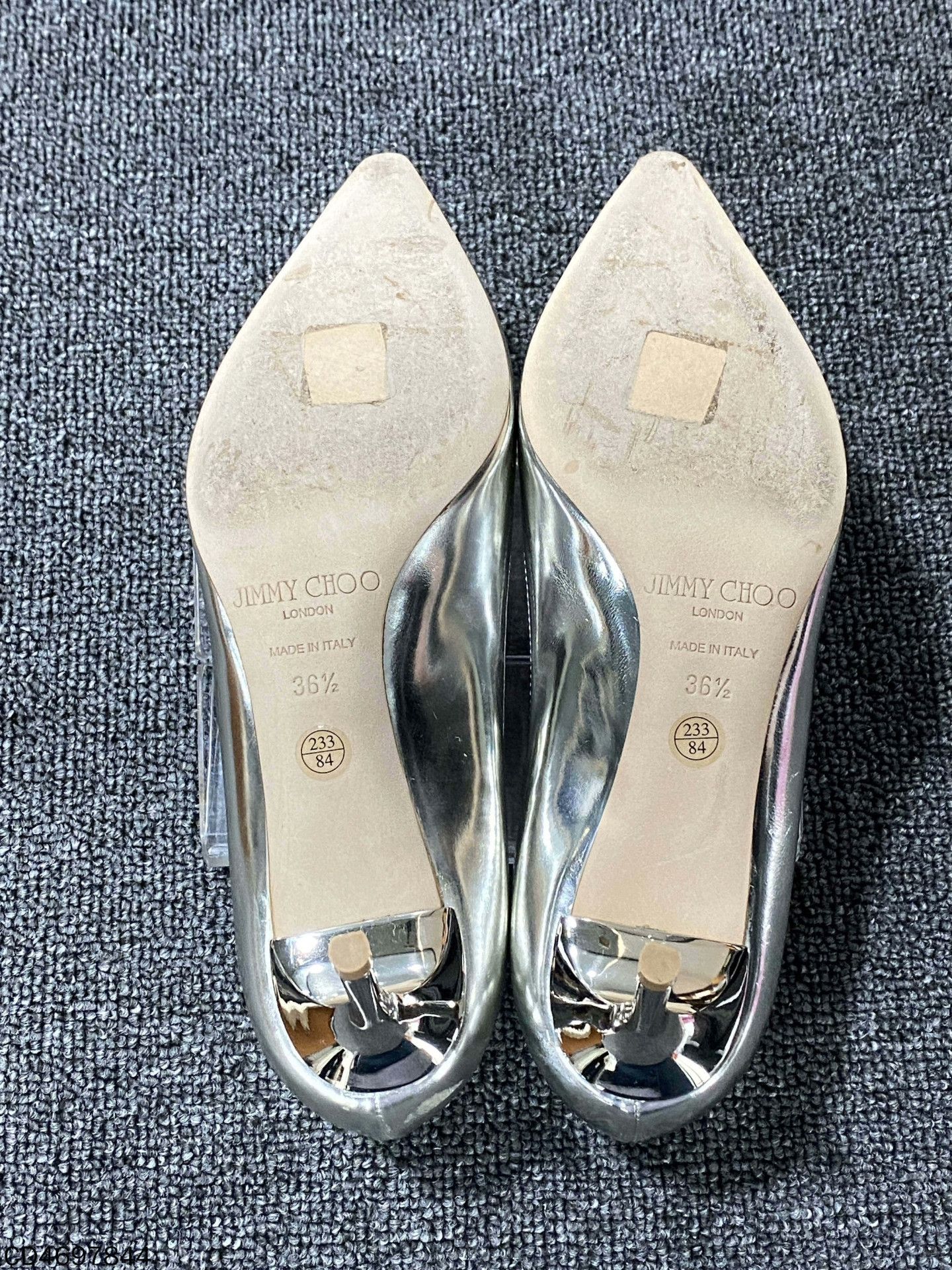 Jimmy Choo Jimmy Choo Silver Lowtop Sneakers us_6-5 Women Size US 6.5 / IT 36.5 - 6 Thumbnail