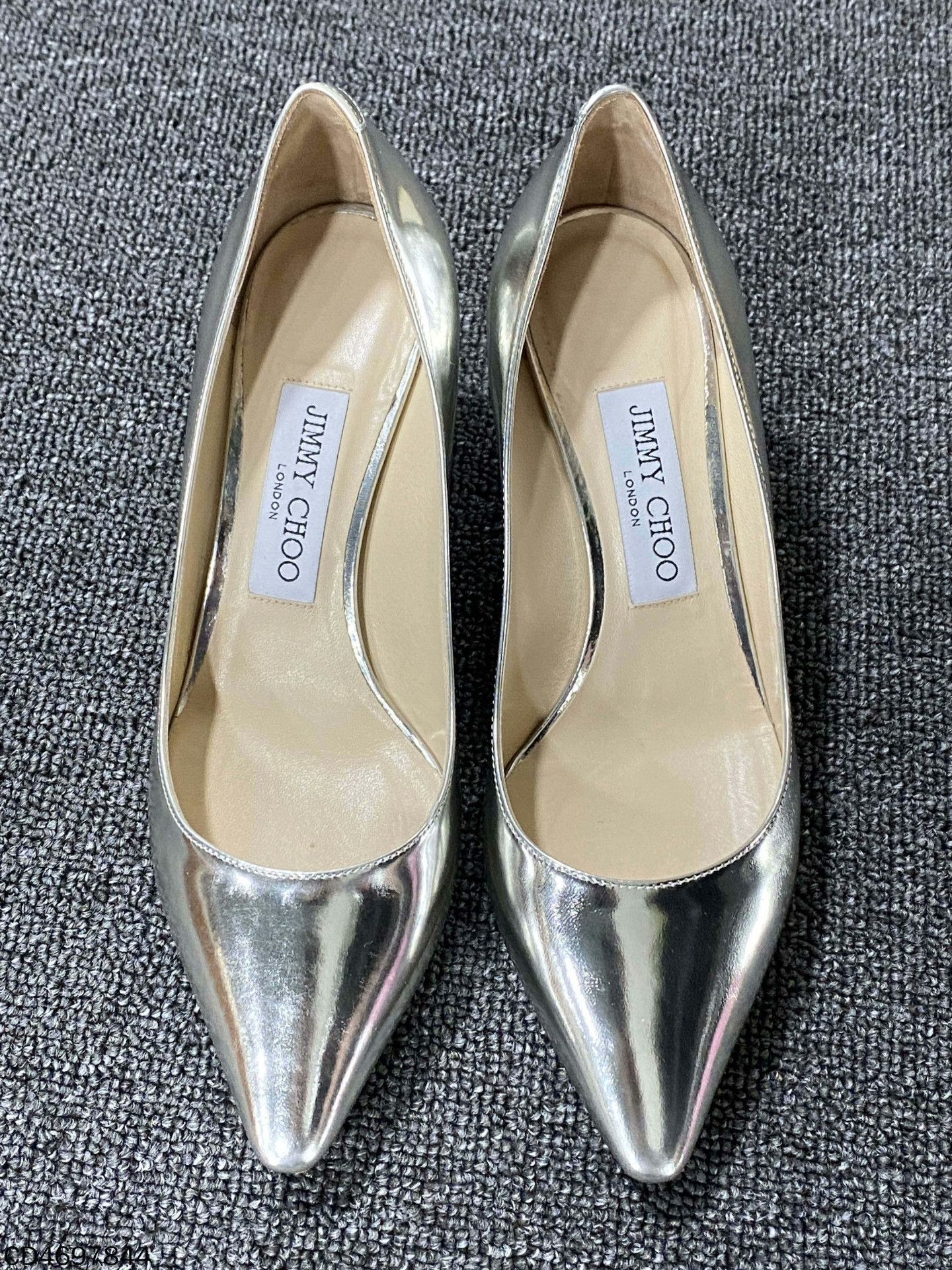 Jimmy Choo Jimmy Choo Silver Lowtop Sneakers us_6-5 Women Size US 6.5 / IT 36.5 - 2 Thumbnail