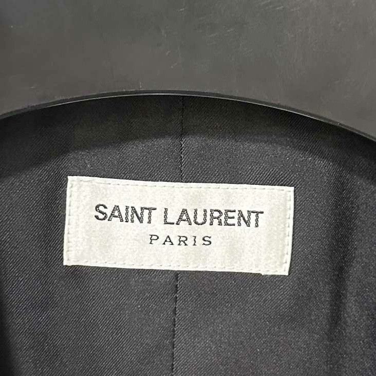 Saint Laurent Paris Saint Laurent Paris Formal Black Suit 38 women Size S / US 4 / IT 40 - 4 Thumbnail