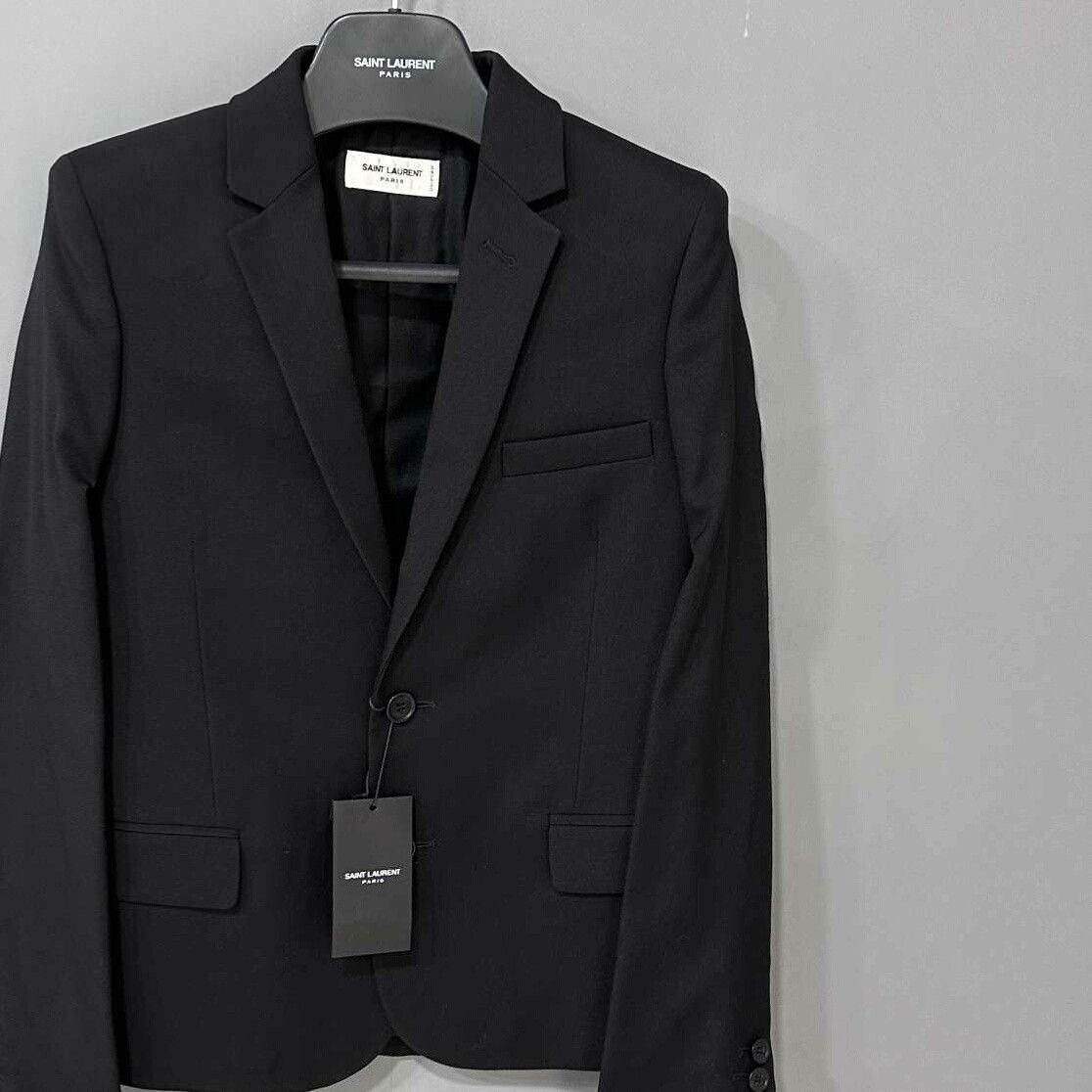 Saint Laurent Paris Saint Laurent Paris Formal Black Suit 38 Size S / US 4 / IT 40 - 5 Thumbnail