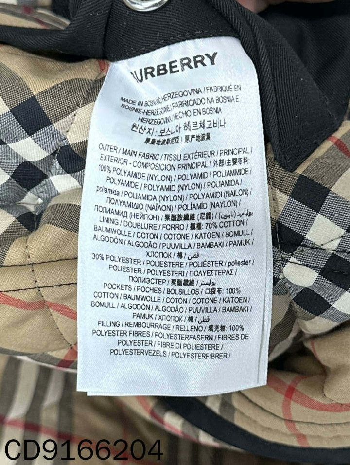 Burberry Burberry Plaid Long Black Down Jacket M Women Size M / US 6-8 / IT 42-44 - 5 Thumbnail