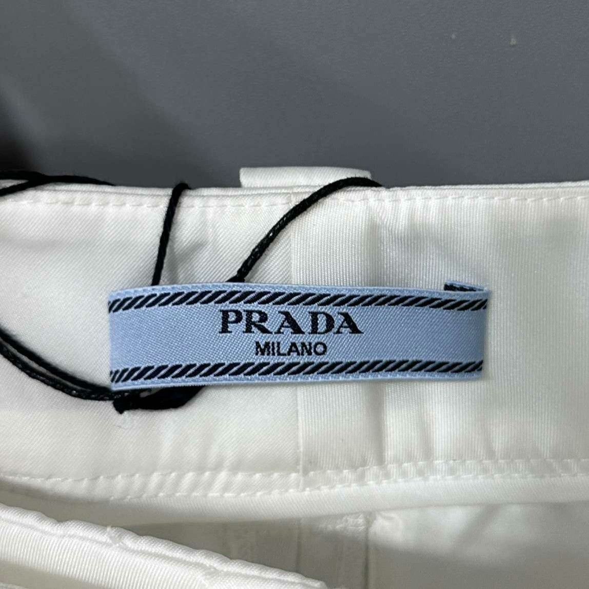 Prada Prada Nylon White Pants 28 Women Size 28" / US 6 / IT 42 - 4 Thumbnail