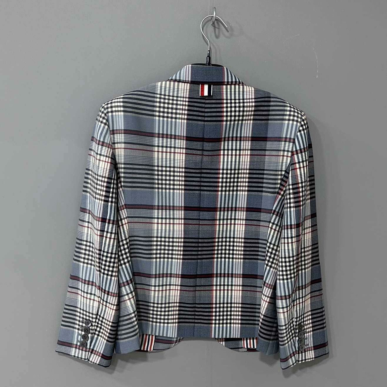 Thom Browne Thom Browne Formal Plaid Brown Jacket 42 Women Size M / US 6-8 / IT 42-44 - 3 Thumbnail