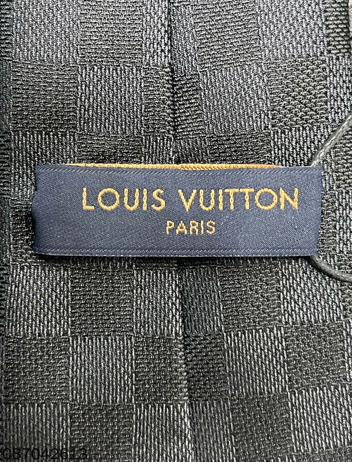 Louis Vuitton Louis Vuitton Retro Black Tie one size Men Size ONE SIZE - 4 Thumbnail