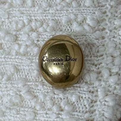 Dior Dior Knit White Dress M Women Size M / US 6-8 / IT 42-44 - 5 Thumbnail