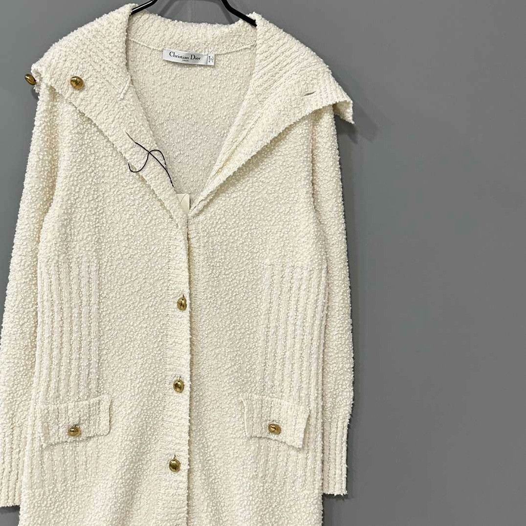 Dior Dior Knit White Dress M Women Size M / US 6-8 / IT 42-44 - 2 Thumbnail