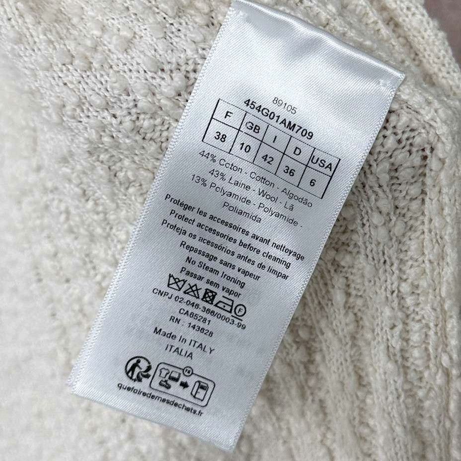 Dior Dior Knit White Dress M Women Size M / US 6-8 / IT 42-44 - 4 Thumbnail