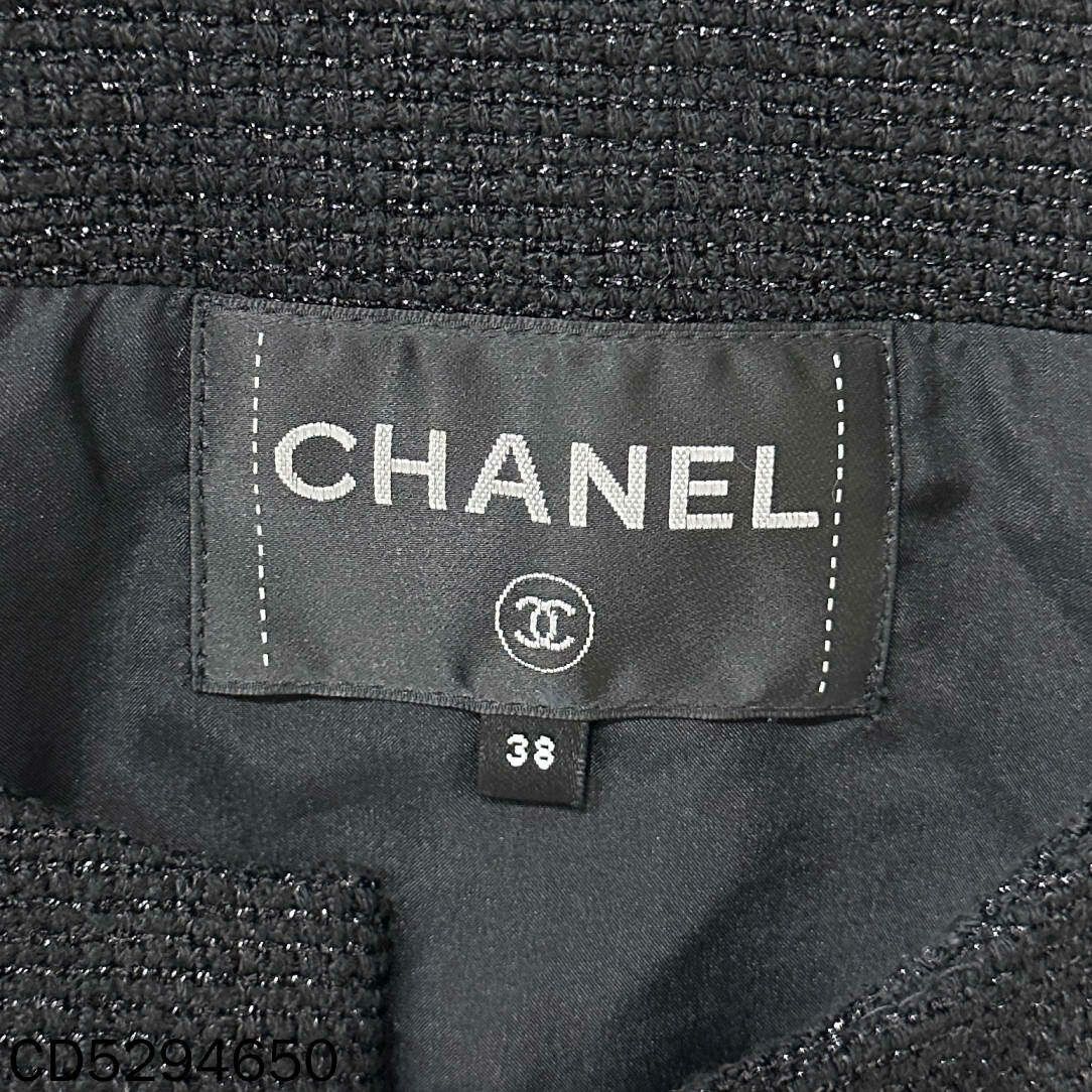 Chanel Chanel Black Coat it_38 Women Size XS / US 0-2 / IT 36-38 - 4 Thumbnail