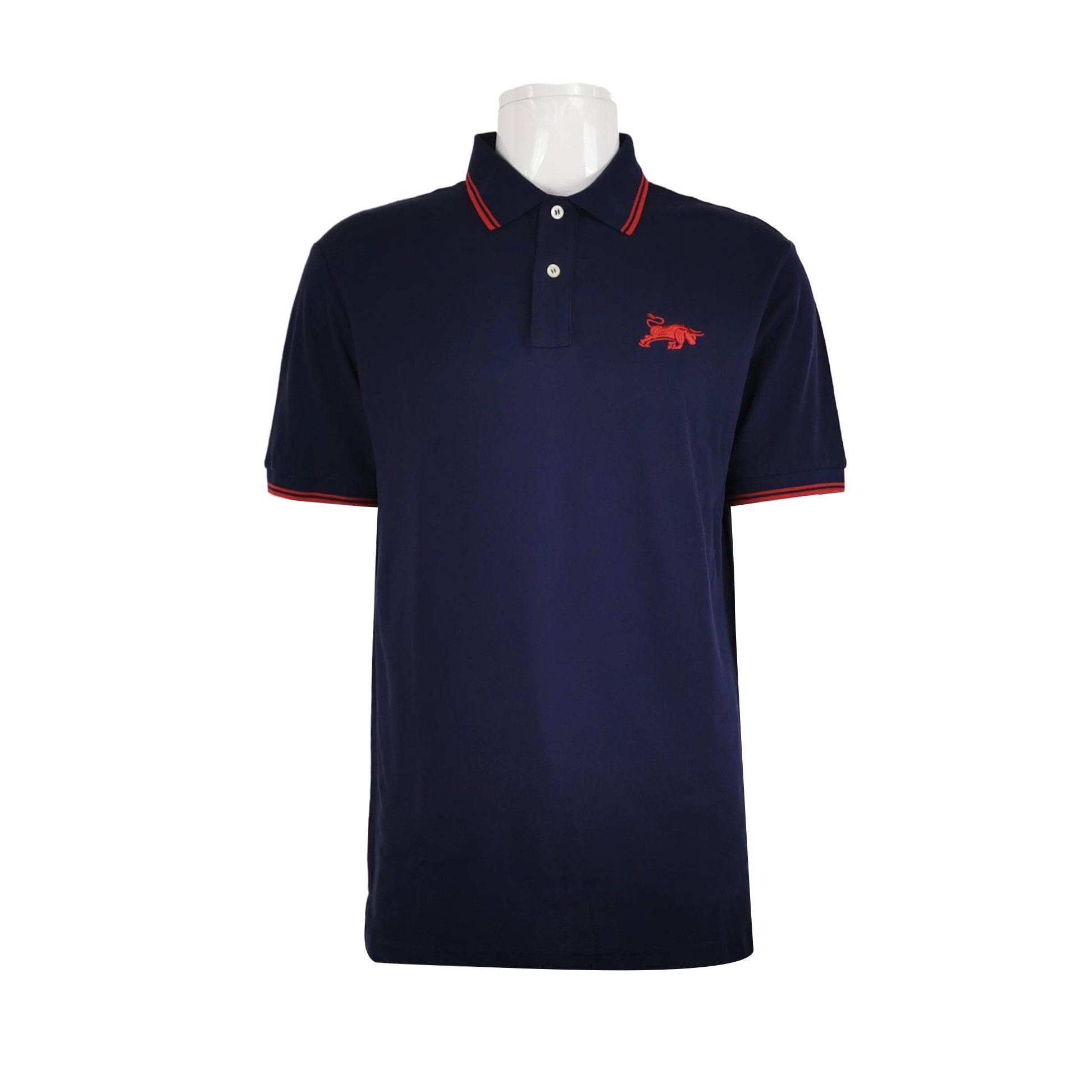 Prada Prada Striped Trim Polo Shirt XL Size US XL / EU 56 / 4 - 2 Thumbnail