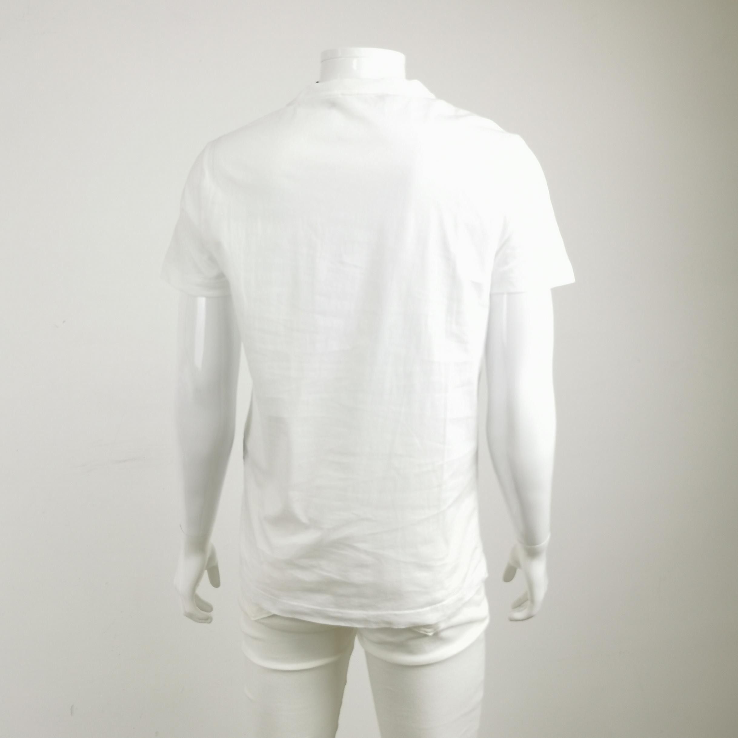 Prada Prada White Cotton T-Shirt L Size US L / EU 52-54 / 3 - 4 Thumbnail