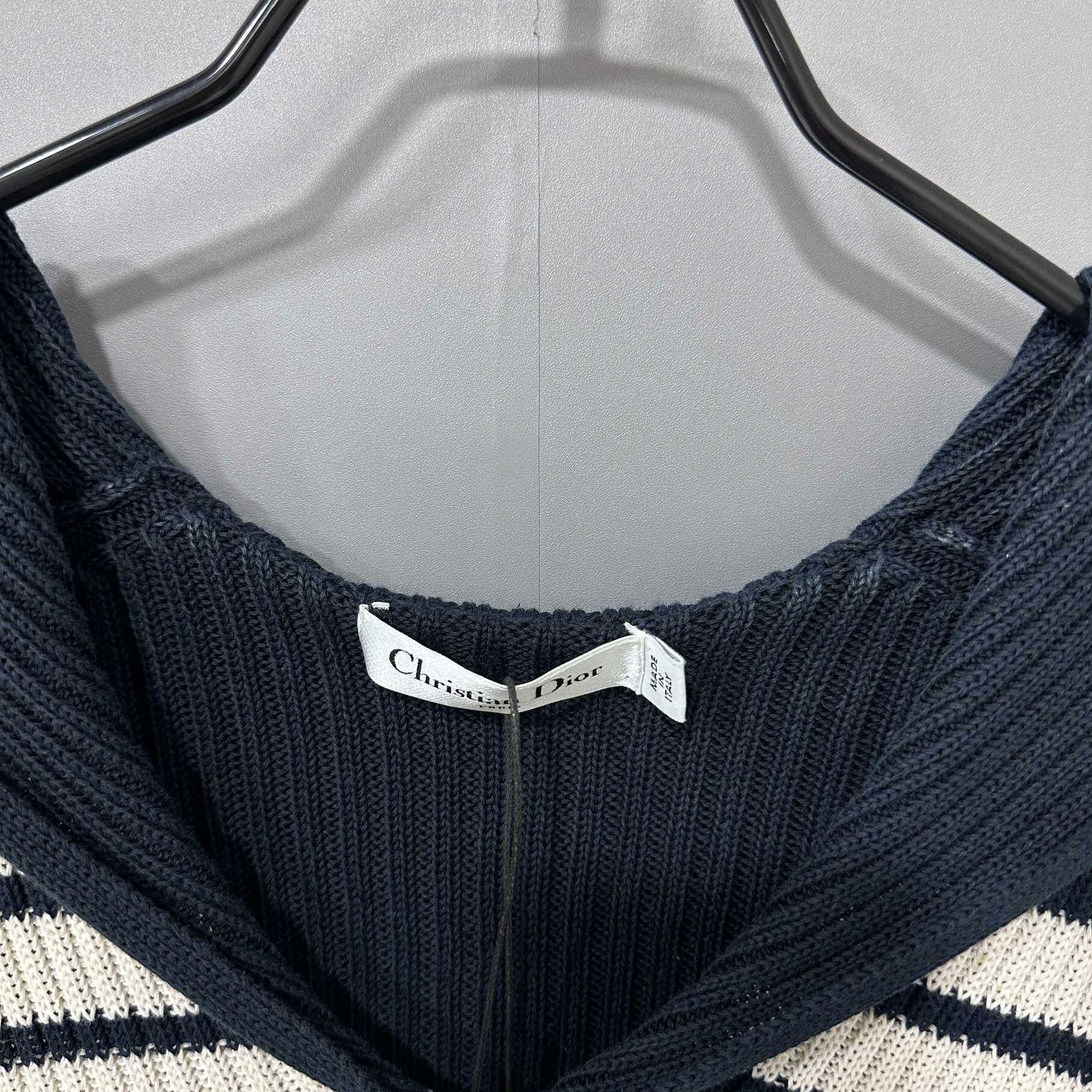 Dior Dior Retro Striped Sweater it_40 Women Size S / US 4 / IT 40 - 4 Thumbnail