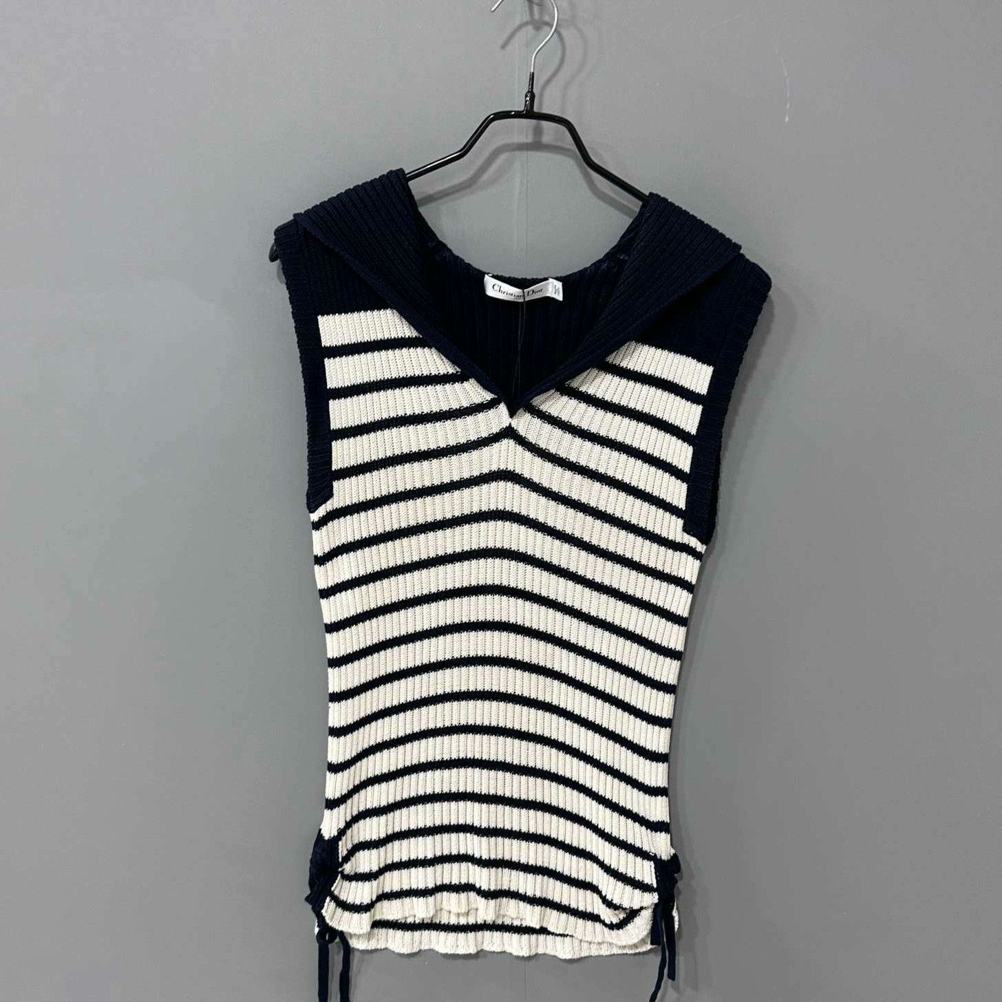 Dior Dior Retro Striped Sweater it_40 Women Size S / US 4 / IT 40 - 2 Thumbnail
