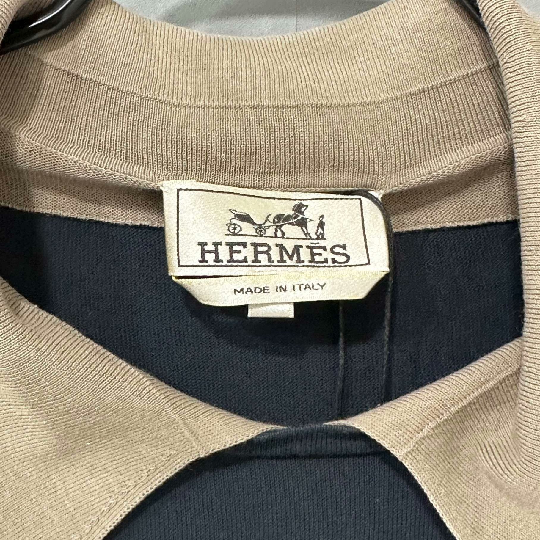 Hermes Hermes Knit Polo l Men Size US L / EU 52-54 / 3 - 4 Thumbnail