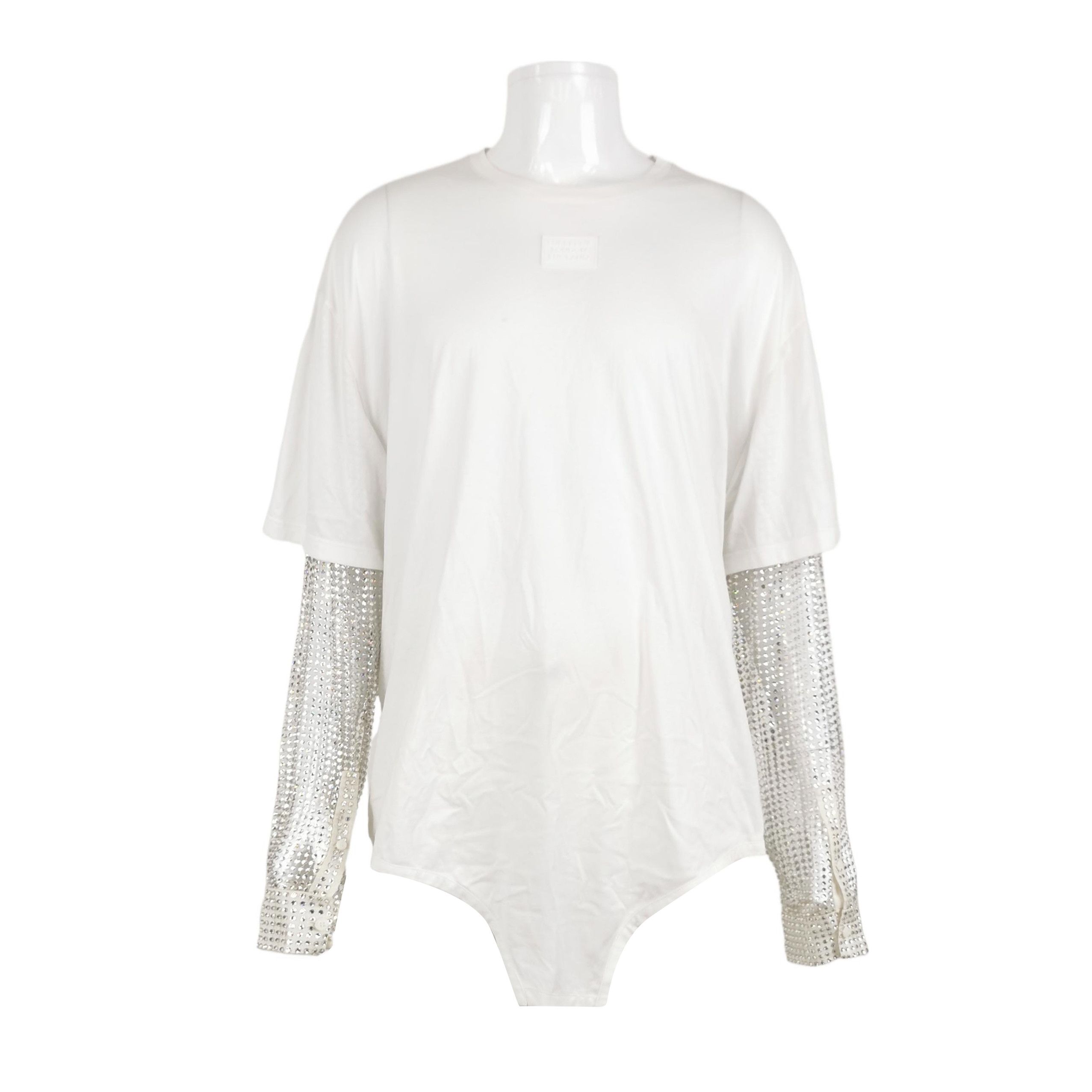 Burberry Burberry Rhinestone Layered Long Sleeve T-Shirt XL Size US XL / EU 56 / 4 - 2 Thumbnail