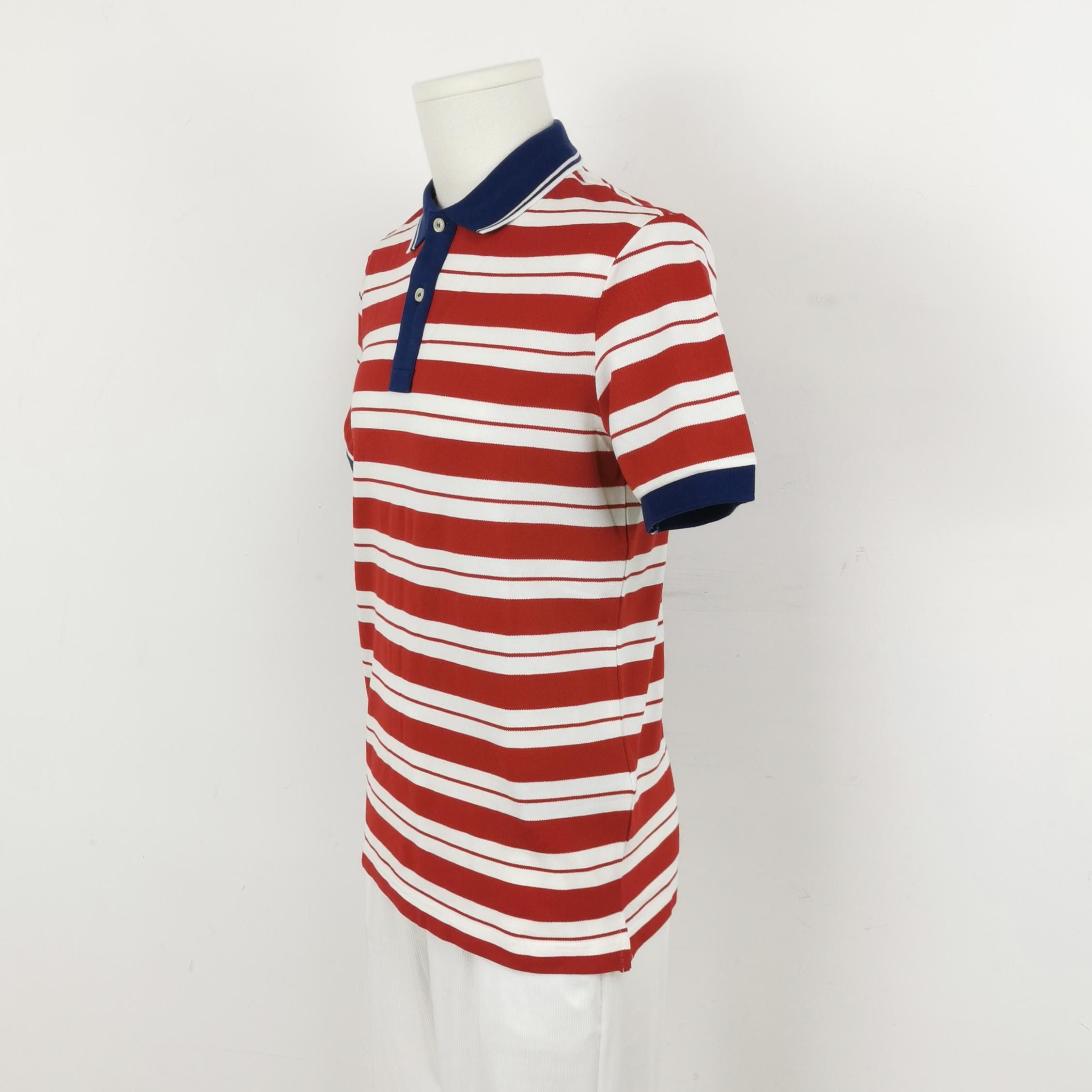 Prada Prada Striped Cotton Polo Shirt Size S Size US S / EU 44-46 / 1 - 3 Thumbnail