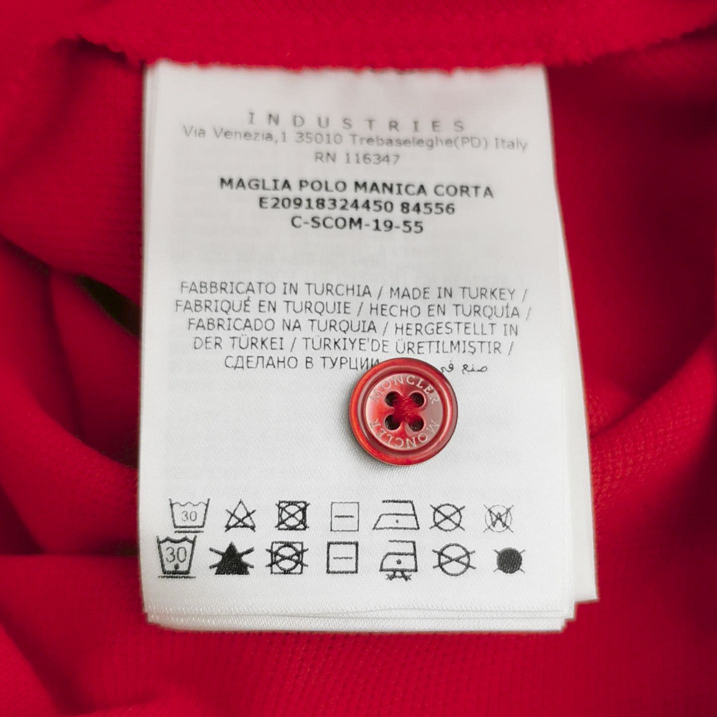 Moncler Moncler Logo Patch Polo Shirt Size S Size US S / EU 44-46 / 1 - 8 Thumbnail