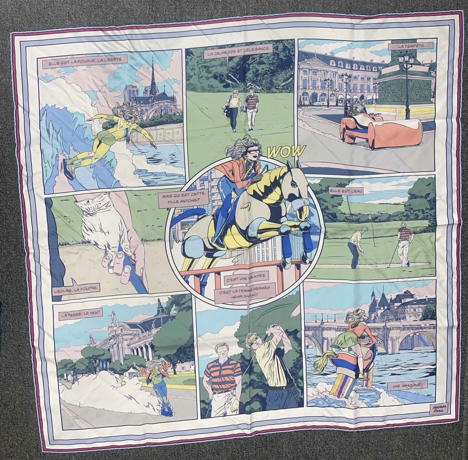 Hermes Hermes Golf Scarf one size Men Size ONE SIZE - 3 Thumbnail