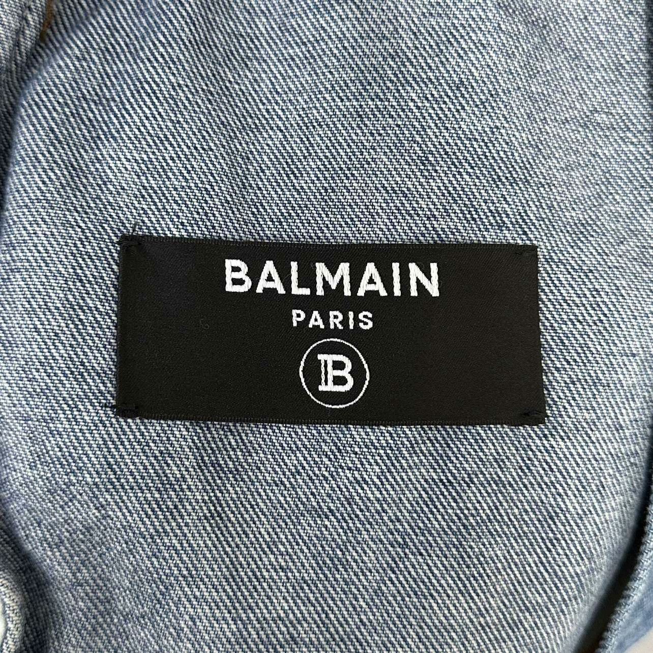 Balmain Balmain Denim Gold Jacket it_38 Women Size XS / US 0-2 / IT 36-38 - 4 Thumbnail