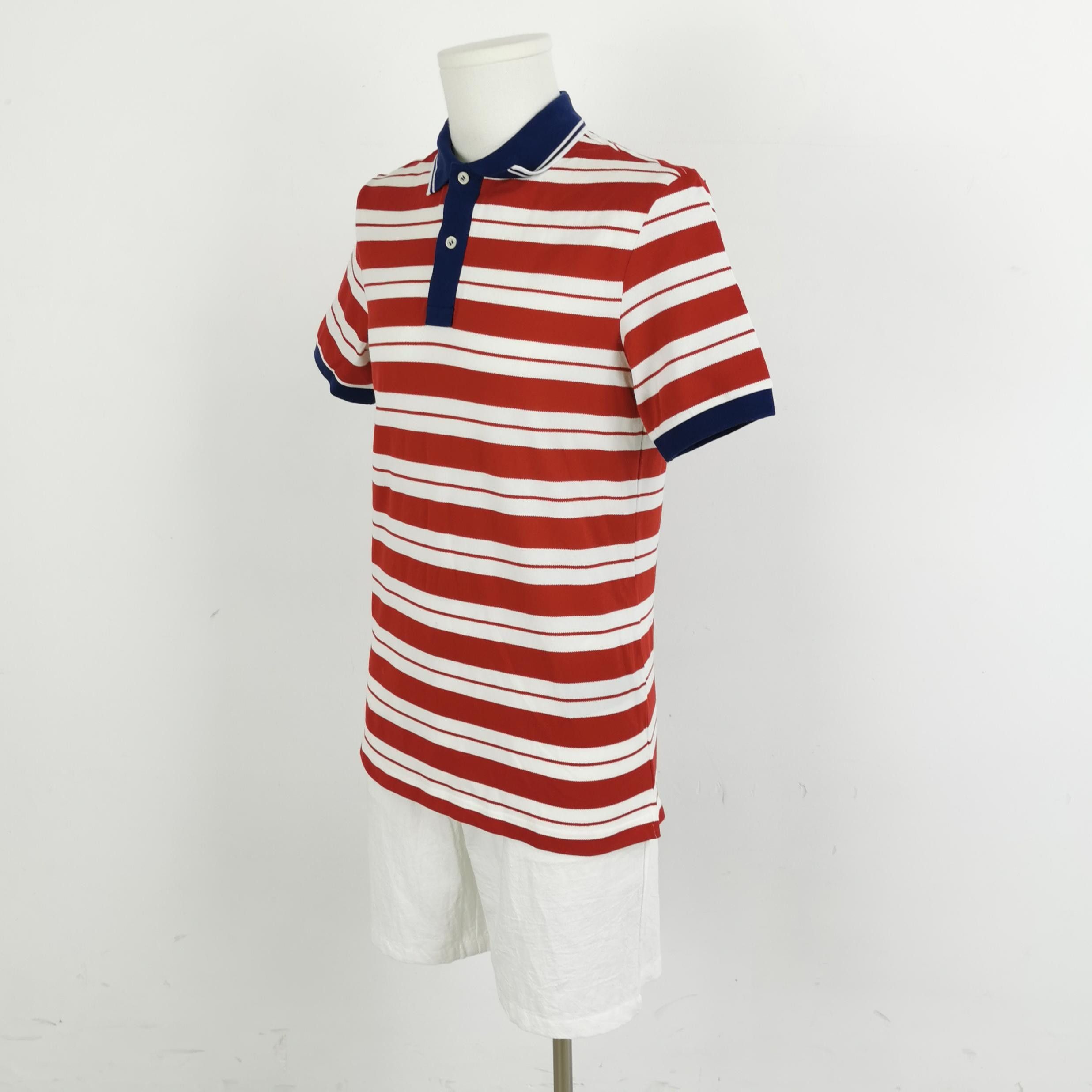 Prada Prada Striped Cotton Polo Shirt S Size US S / EU 44-46 / 1 - 3 Thumbnail