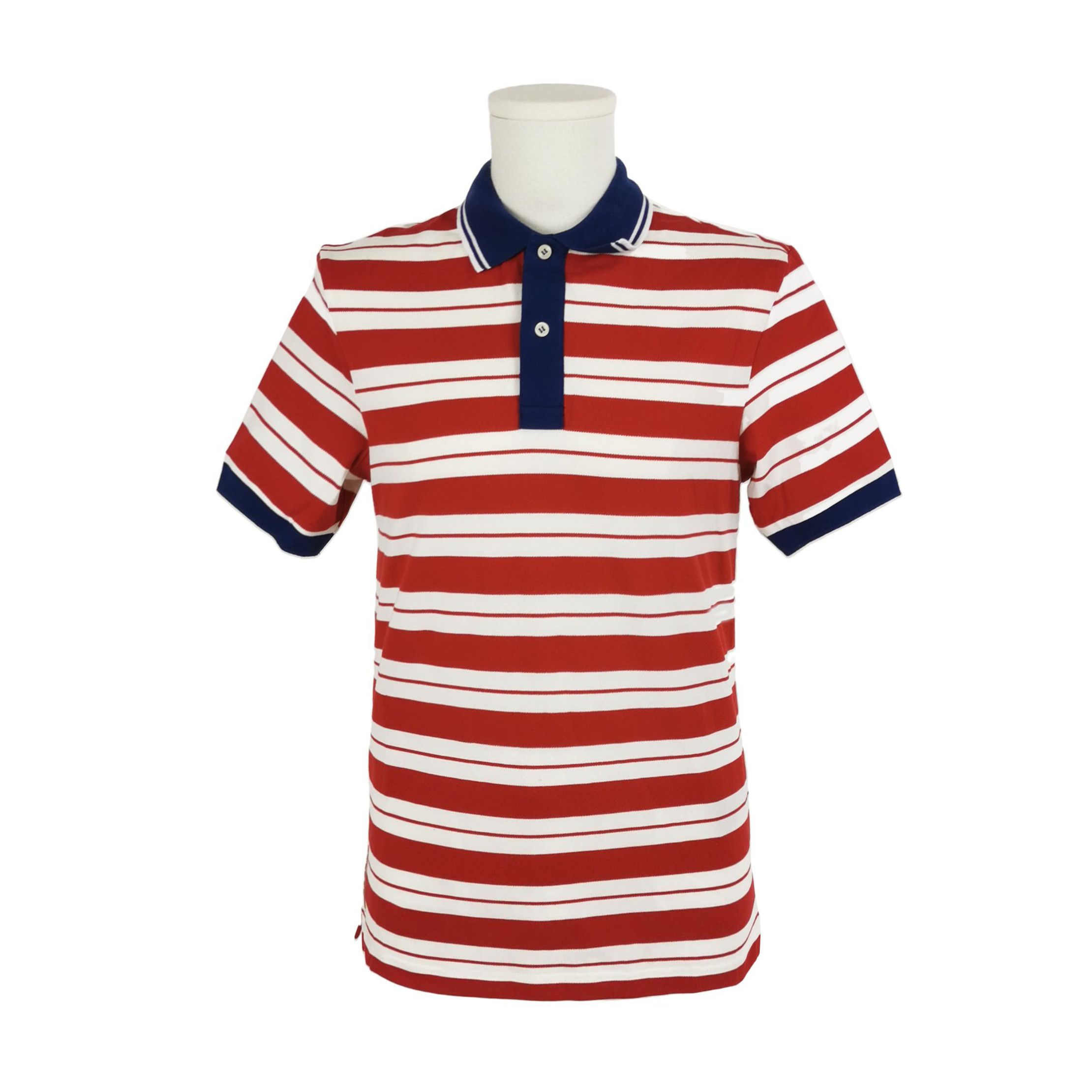 Prada Prada Striped Cotton Polo Shirt S Size US S / EU 44-46 / 1 - 2 Thumbnail