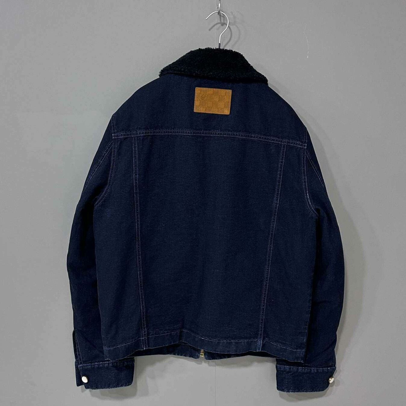 Louis Vuitton Louis Vuitton Denim Cotton Black Heavy Coat m Men Size US M / EU 48-50 / 2 - 3 Thumbnail