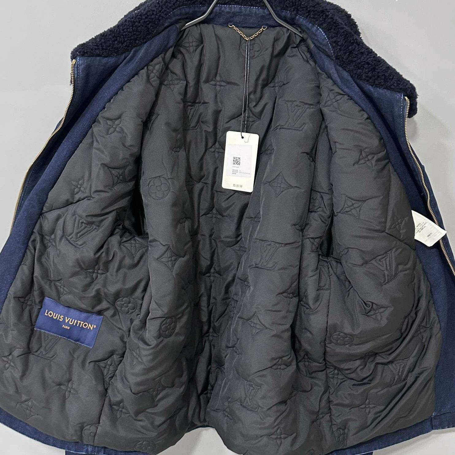 Louis Vuitton Louis Vuitton Denim Cotton Black Heavy Coat m Men Size US M / EU 48-50 / 2 - 7 Thumbnail