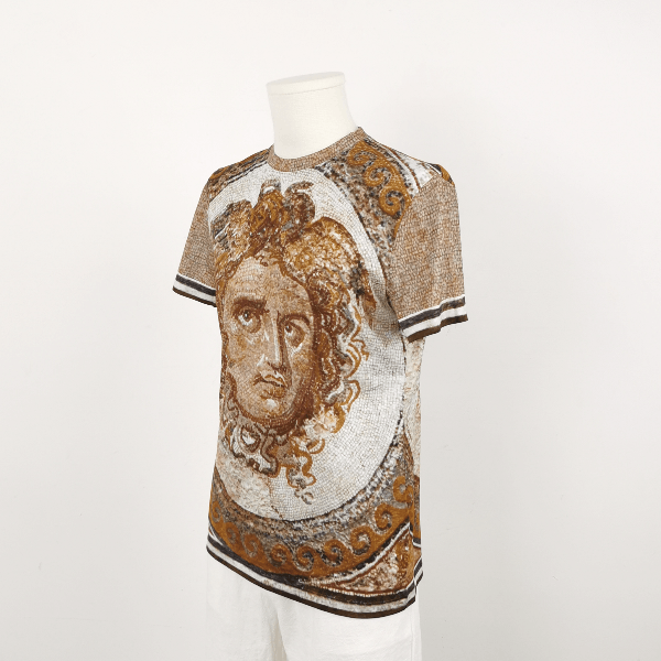 Versace Versace Mosaic Graphic T-Shirt US XS Size US XS / EU 42 / 0 - 3 Thumbnail