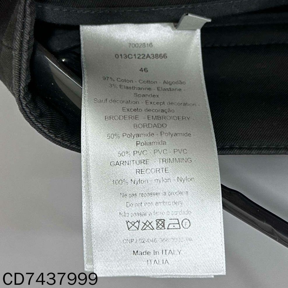 Dior Dior Retro Black Casual Pants 35 Men Size US 35 - 6 Thumbnail