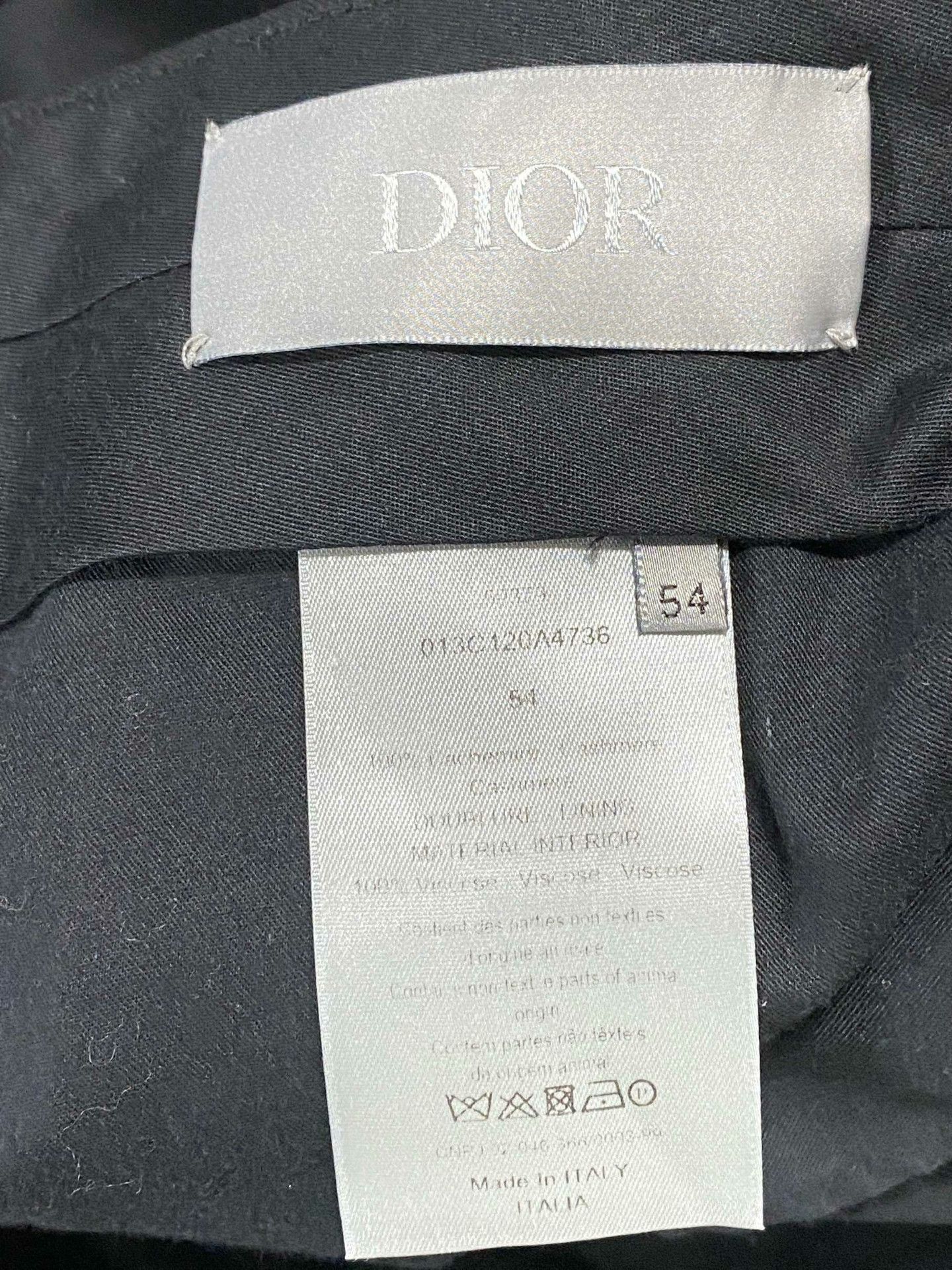 Dior Dior Formal Black Formal Trousers 40r Men Size 40R - 4 Thumbnail