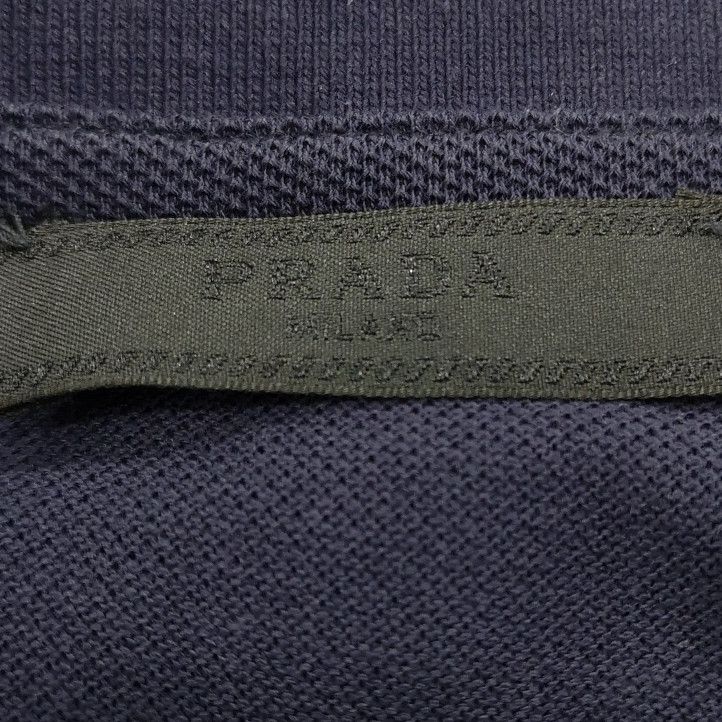 Prada Prada Rhino Embroidery Striped Polo Size L Size US L / EU 52-54 / 3 - 7 Thumbnail