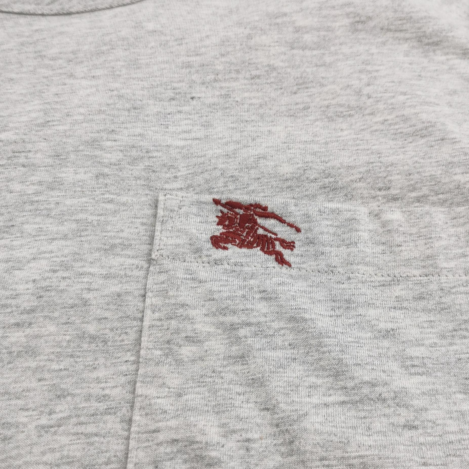 Burberry Burberry Embroidered Knight Pocket T-Shirt XL Size US XL / EU 56 / 4 - 5 Thumbnail